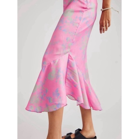 Free People Everything's Rosie Midi Skirt - Picture 3 of 15